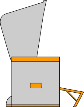 Gartenstrandkorb Konsul Halbliegemodell, 2-Sitzer, PVC-Kunststoffgeflecht weiß Stoff-Dessin: uni grau (718)